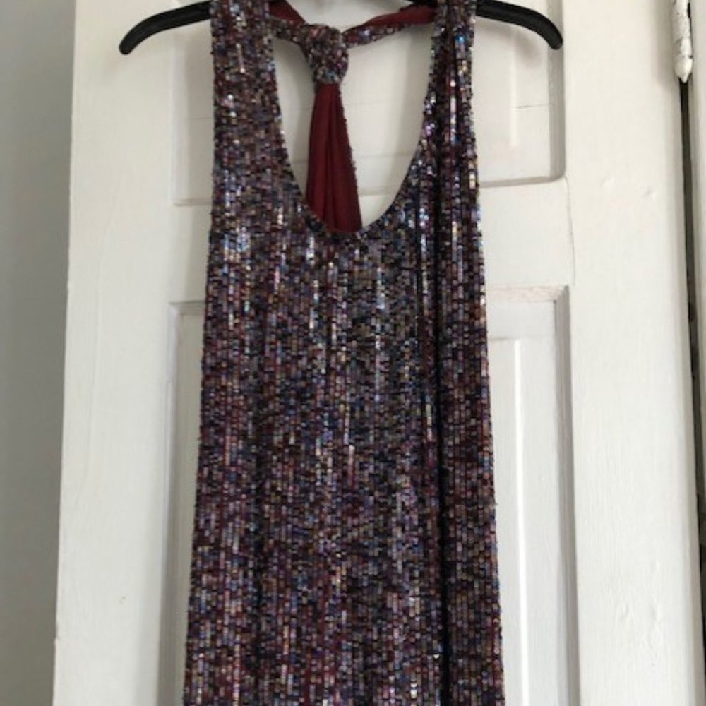 Colourful sequin dress
